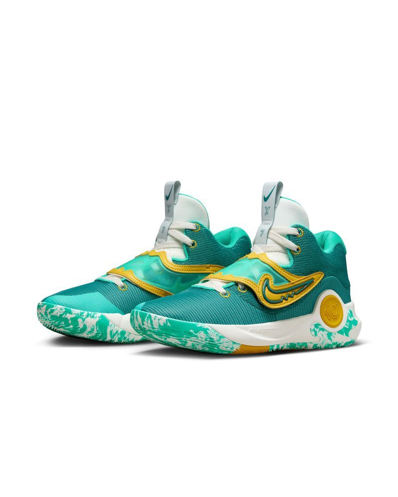 Chaussures de basket Nike KD Trey 5 X Vert & Bleu pour homme