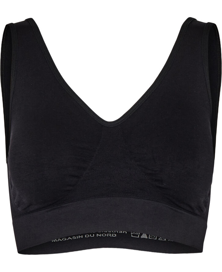Magasin du Nord Collection Mellanie 2 S Seamless Bra Top Black