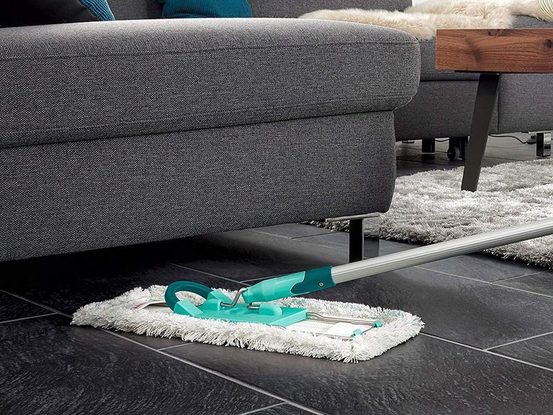 Leifheit - Profi Micro Duo - Dweilmop - 42 cm - Microvezel - Streepvrij