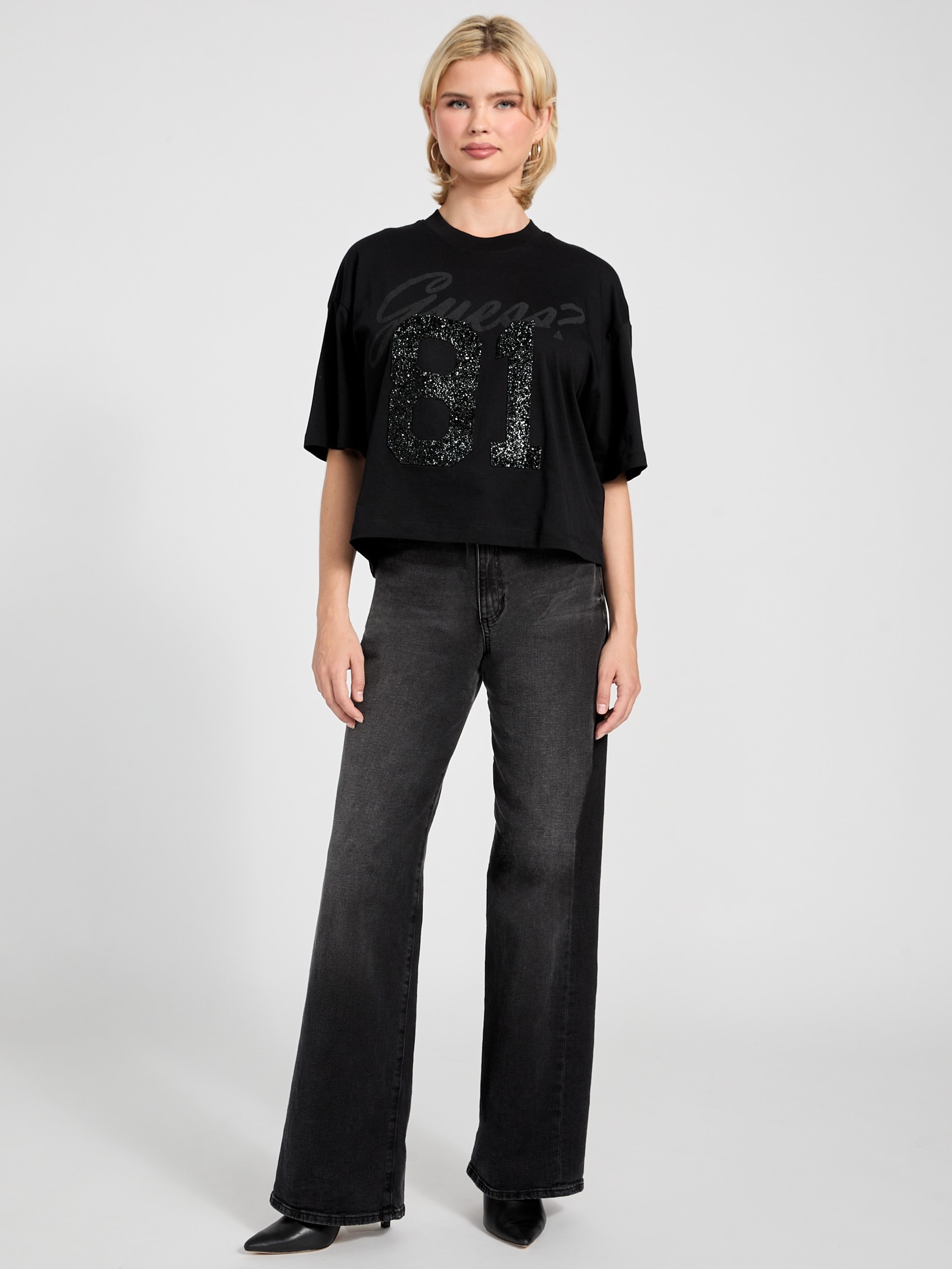 Camiseta oversized Eco Rhinestone 81