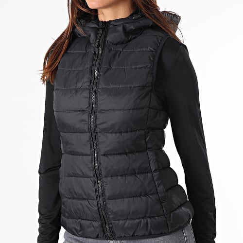 Doudoune Capuche Femme Sans Manches Newtahoe Noir