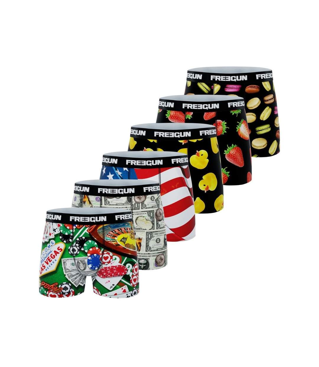 Boxer Homme Stretch, Caleçon Homme Confortable et Respirant (Lot de 6)
