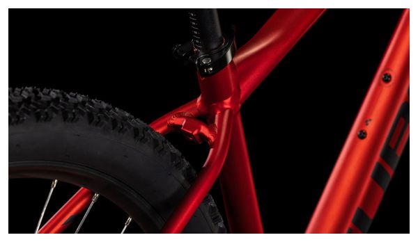 VTT Semi-Rigide Cube Aim Pro Shimano Cues 9V 27.5'' Rouge Orange Fire 2025