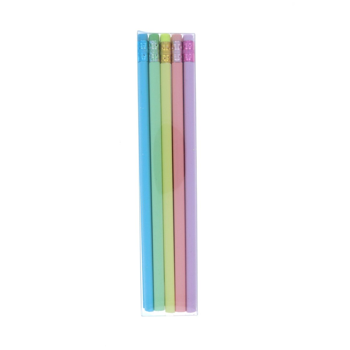 Lot de 10 crayons à papier pastel Mercredi et Patati