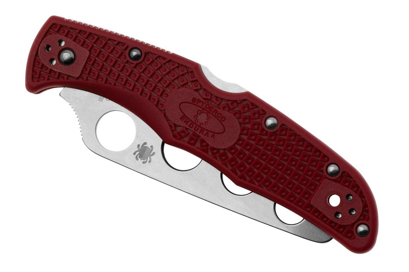 Spyderco Endura 4 Trainer C10TR Red FRN, trainingsmes