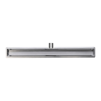 Marho Drip douchegoot met flens en tegelrooster 50 x 7 cm RVS