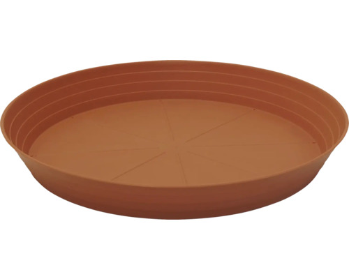 Primavera kunststof schotel, Ø 60 cm, H 7,5 cm, terracotta