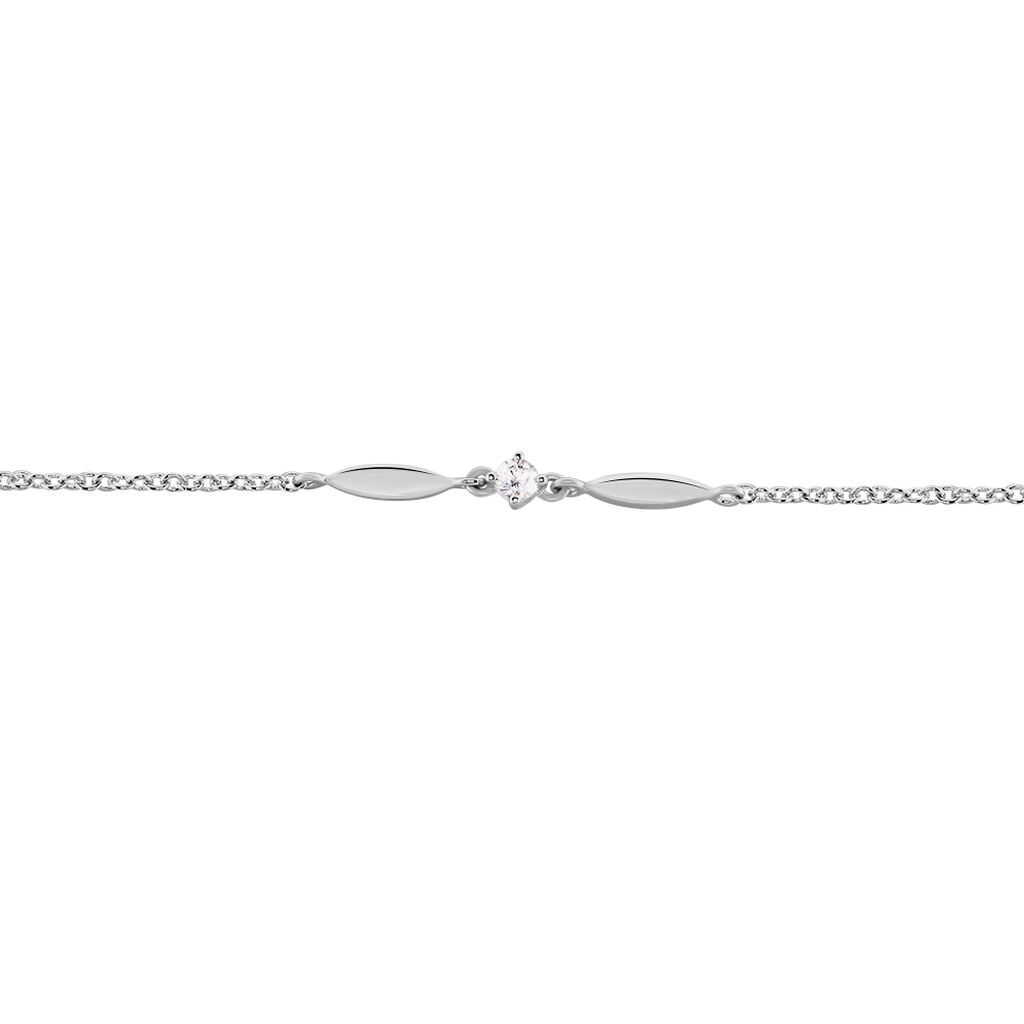 Bracelet Bormana Argent Blanc Oxyde De Zirconium