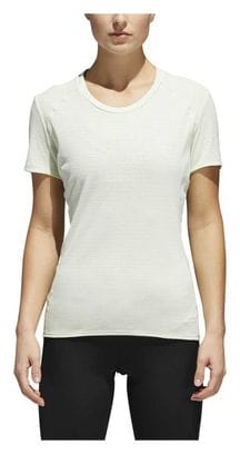 Maillot Manches Courtes adidas running Fran Supernova Blanc