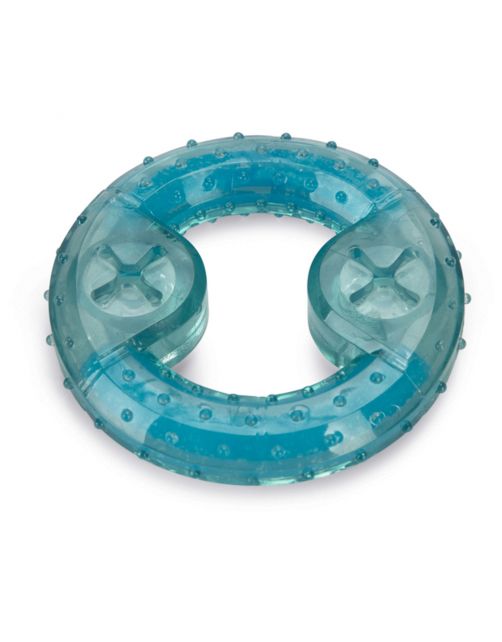 Beeztees Puppy Koel Bijtring - Hondenspeelgoed - 10 cm Groen