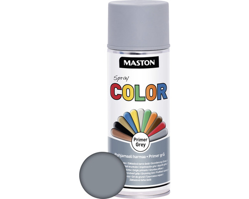 Maston Color spuitverf primer grijs 400 ml