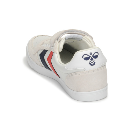 hummel - SLIMMER STADIL LEATHER LOW JR - Blanc