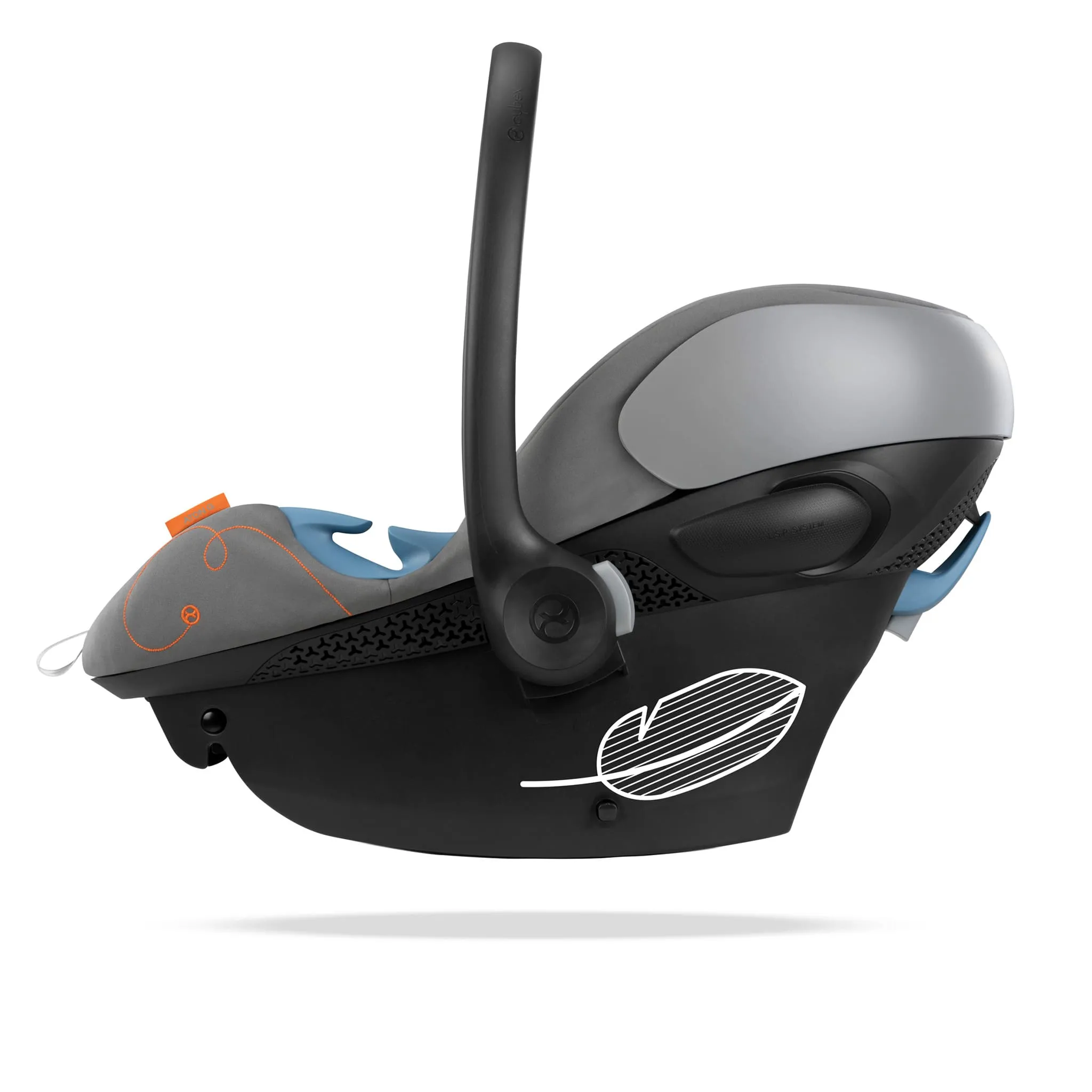 Cybex Siège d'Auto Aton G Swivel - Lava Grey
