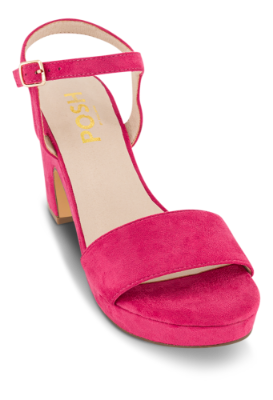 B&CO Damesandal med hæl Pink 4213100862