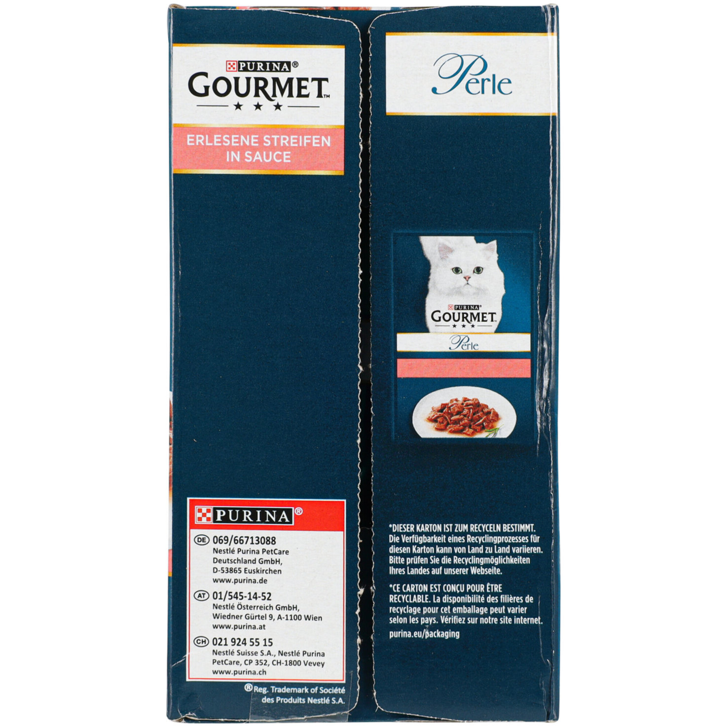 Gourmet Perle Katzenfutter in Sauce Erlesene Streifen 12x85g
