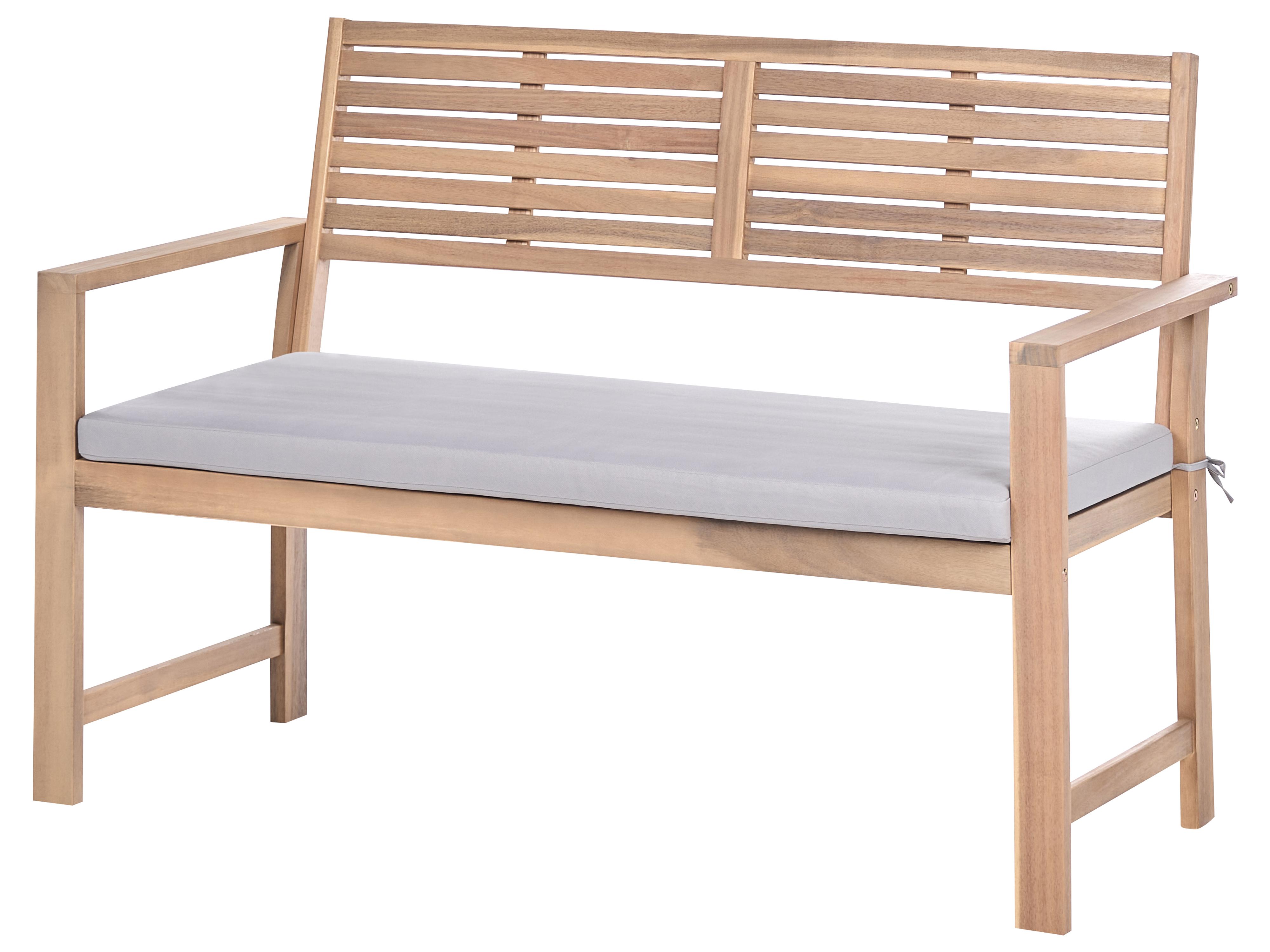Loungeset met tafel 4-zits FIAMES Gecertificeerd acaciahout Grijs