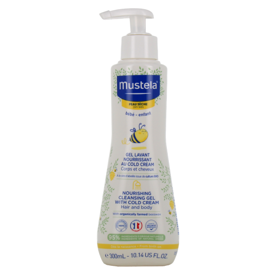 Gel lavant nourrissant au Cold Cream Mustela Bébé