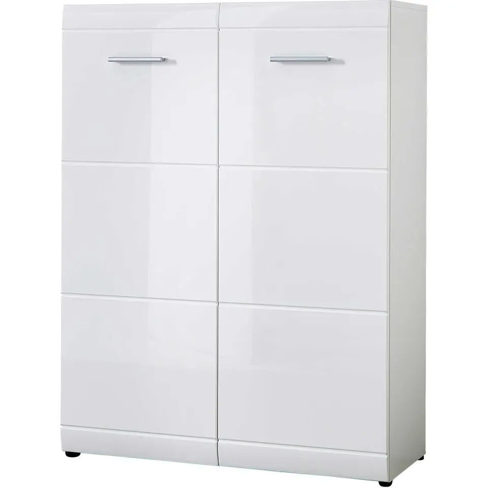Schoenenkast Allan 90cm met 2 deuren - wit