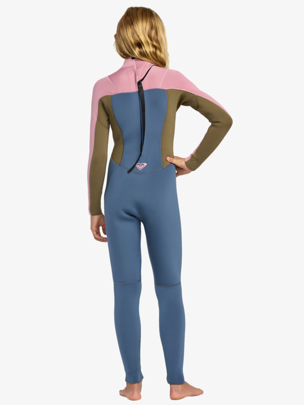 4/3mm Prologue+ Combinaison de surf back zip Gris Fille 8-16 ans