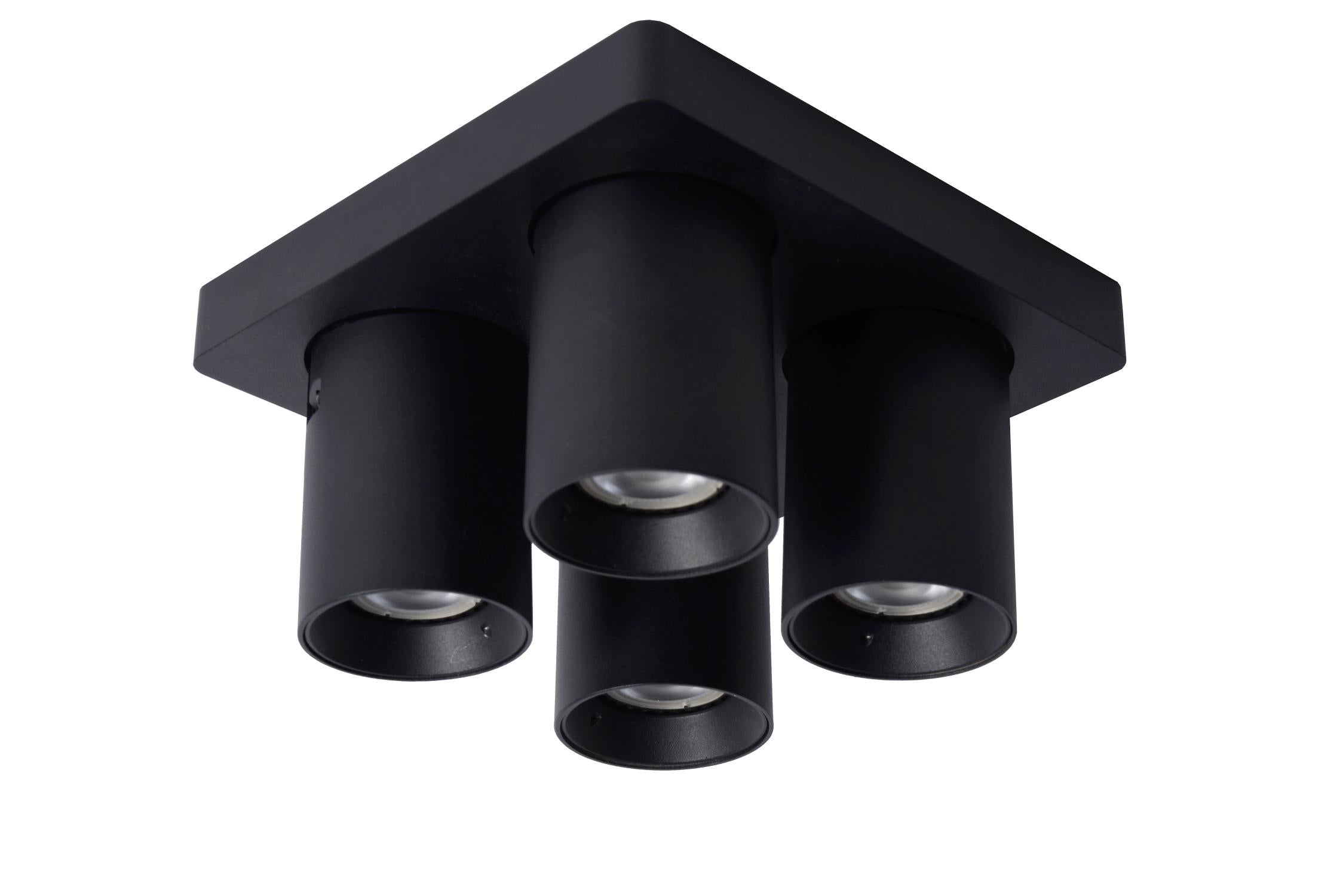 Nigel 4 spot LED zwart