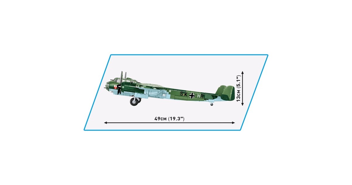COBIHistorical Collection - Dornier Do 17Z-2 Constructiespeelgoed  (Schaal 1:32)