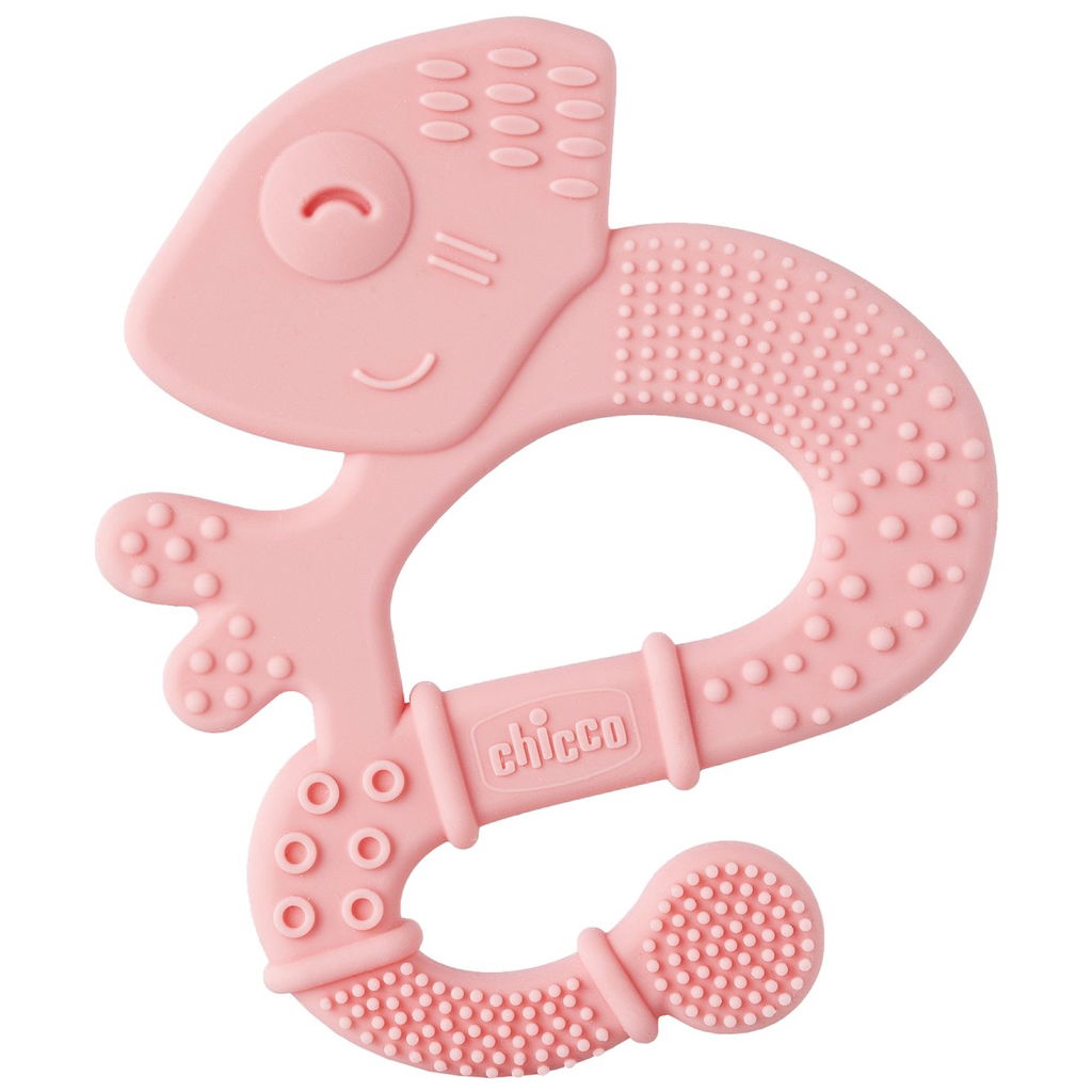 ChiccoChicco   Beissring mit sanften Borsten pink