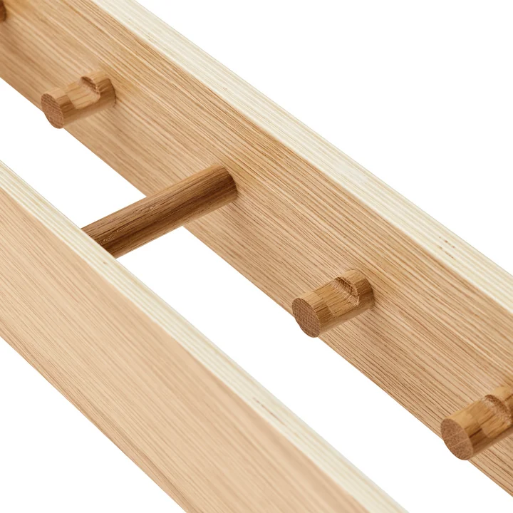 Audo - Epoch Wandgarderobe, L 50 cm, Eiche natur