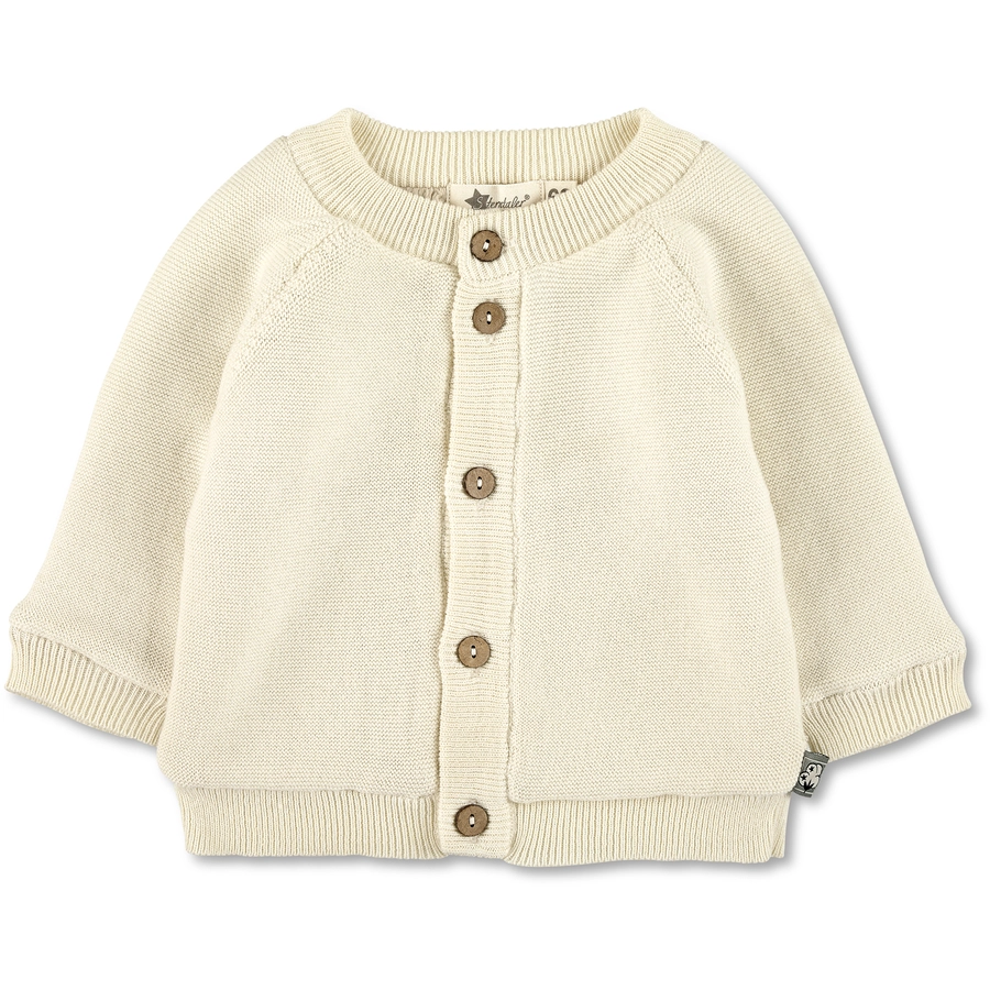 Sterntaler GOTS Strick-Jacke Stern natur