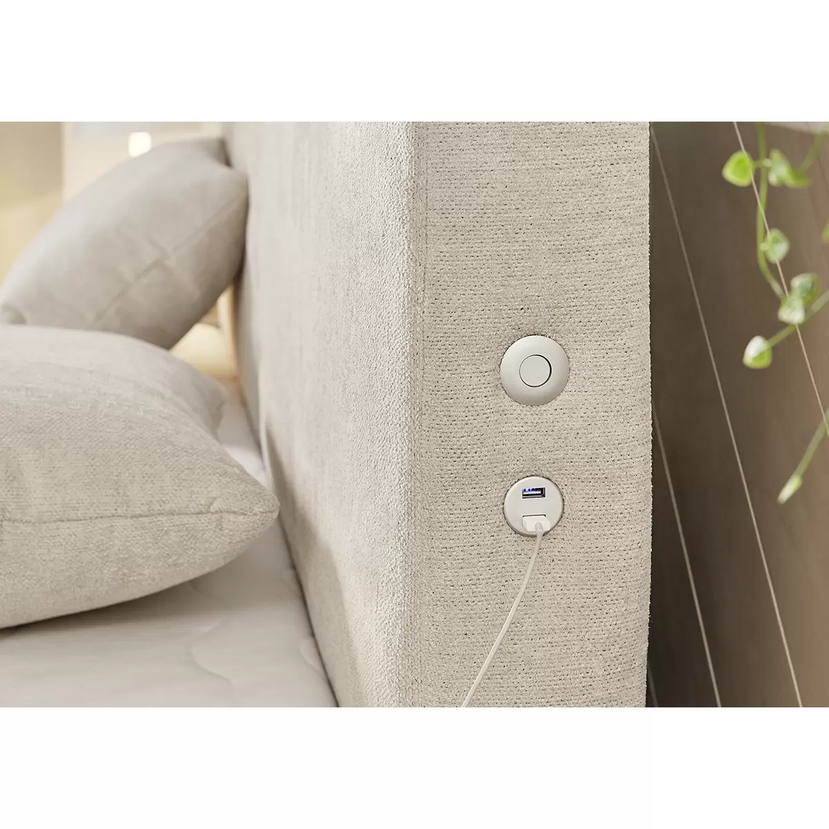 Boxspringbett Kimi Mix 180x200 Beige