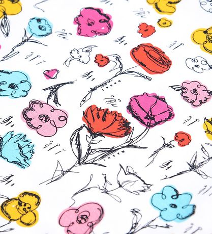 Marni T-Shirt - Weiß m. Blumen