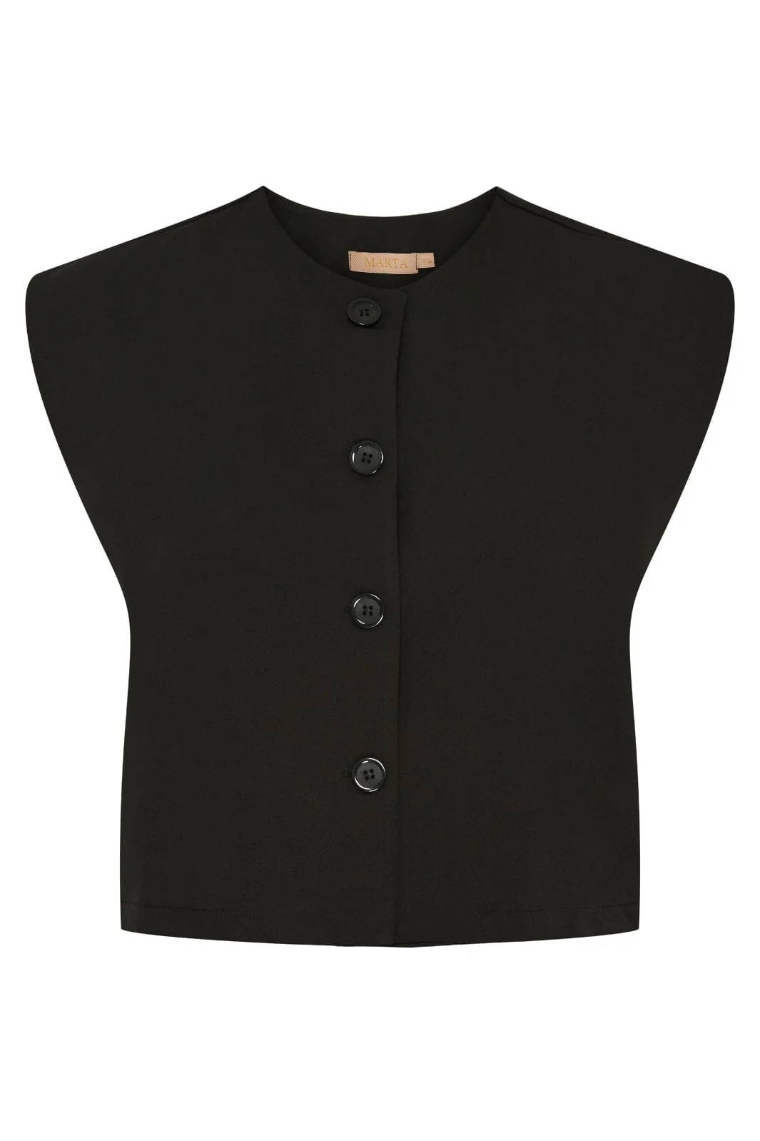 Marta Du Chateau Mdcsmilla Vest black