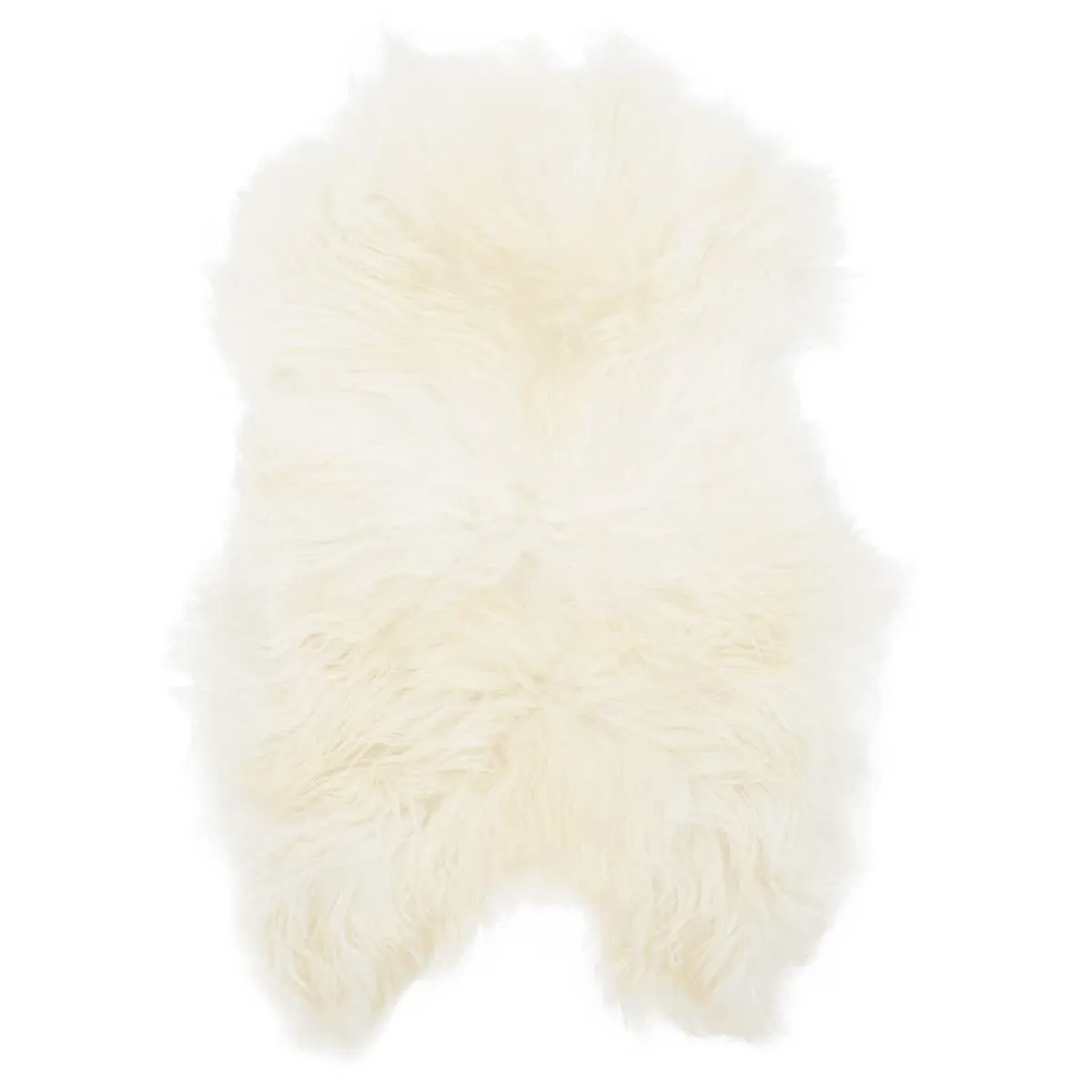 vidaXL Peau de mouton - Crème