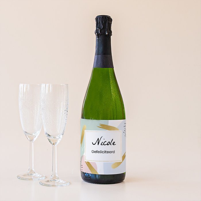 Maria Casanovas | Cava Brut  | Gefeliciteerd met eigen naam | 750 ml