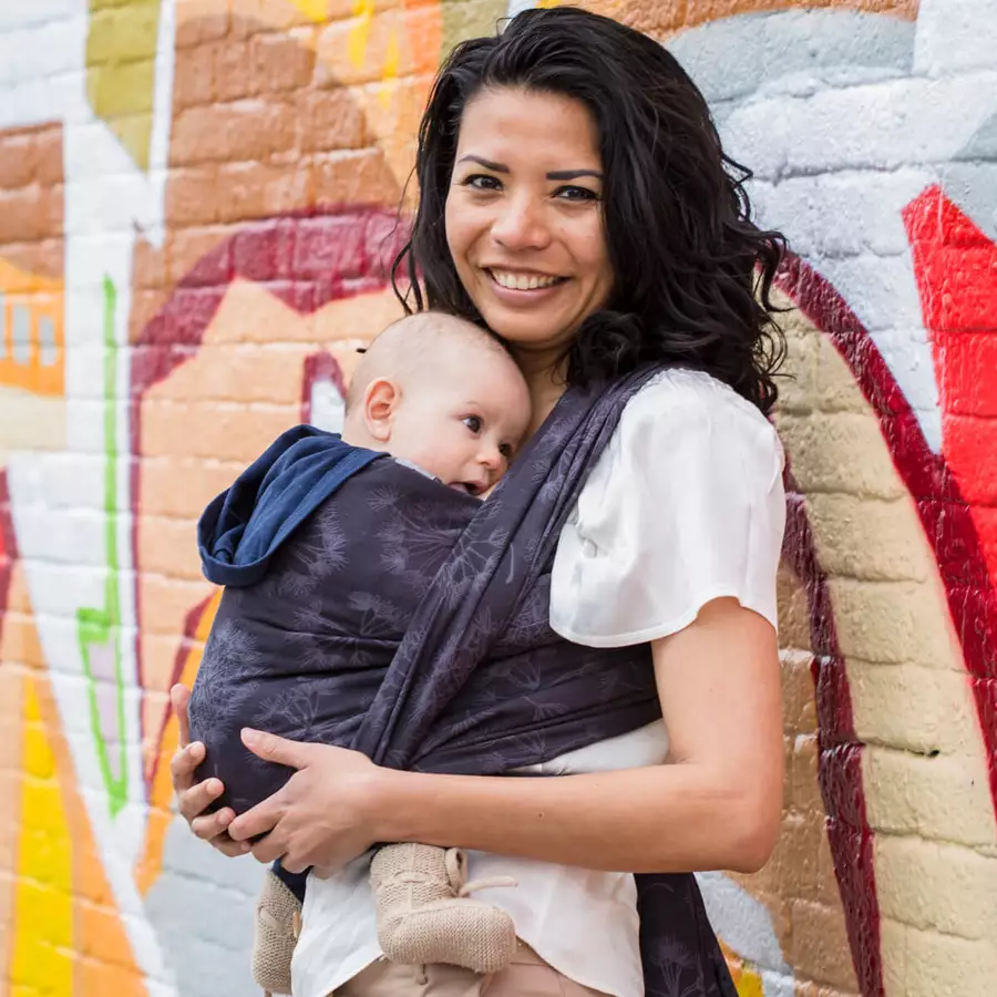 Hoppediz Babytragetuch Gewebtes Tragetuch Chicago