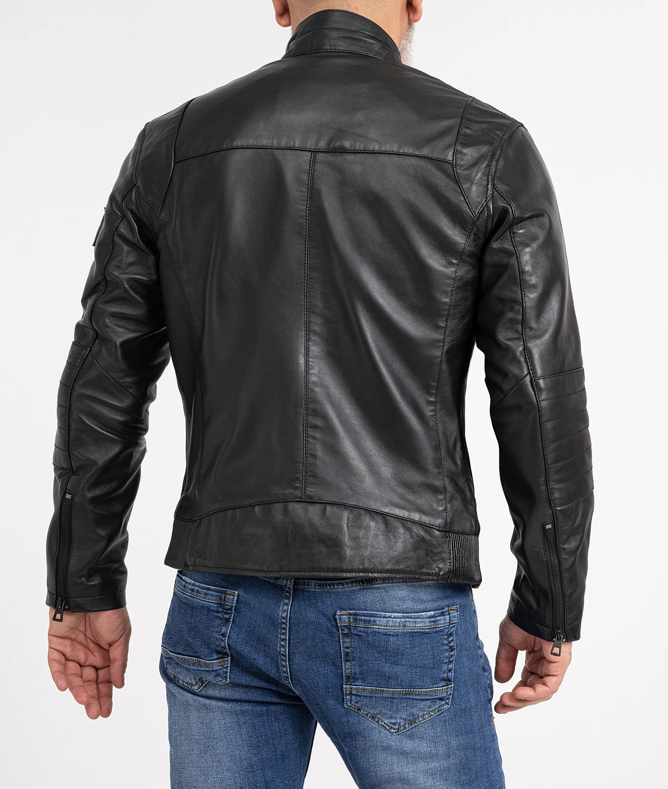 Rock Creek Lederjacke Regular Fit