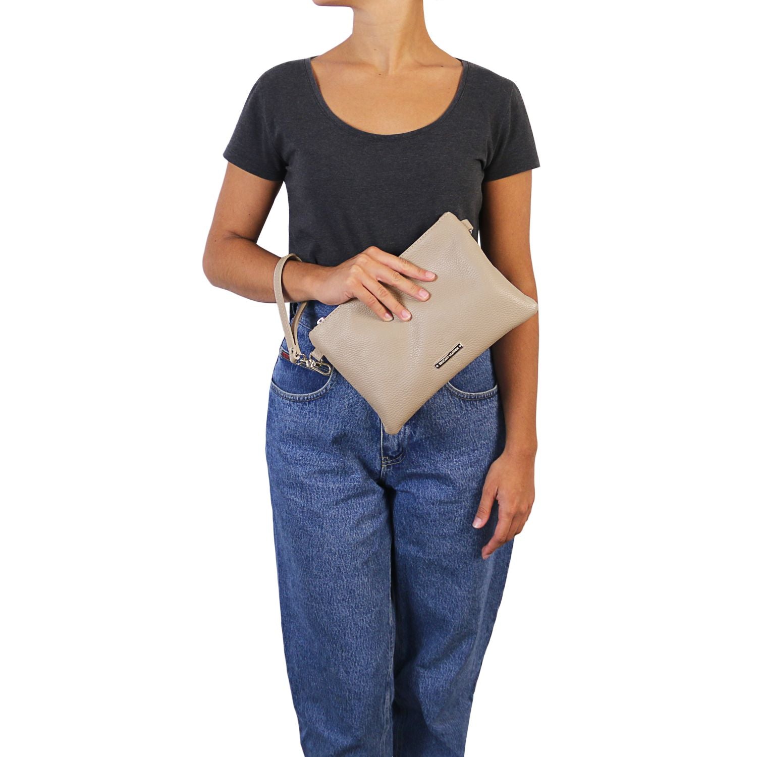 TL142029 – TL Bag – Soft leren Clutch