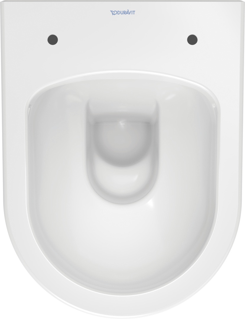 Duravit Starck Me compact randloos toilet wit glans