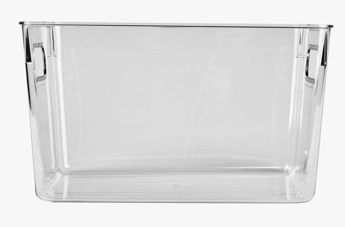Oppbevaringsboks transparent - 25x33,5x20 cm