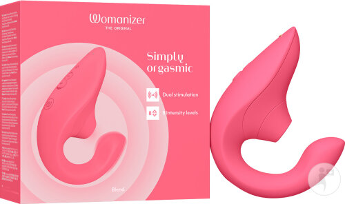 Womanizer Blend Vibrant Rose Vibromasseur Rabbit Stimulateur Air Pulsé 1 Pièce