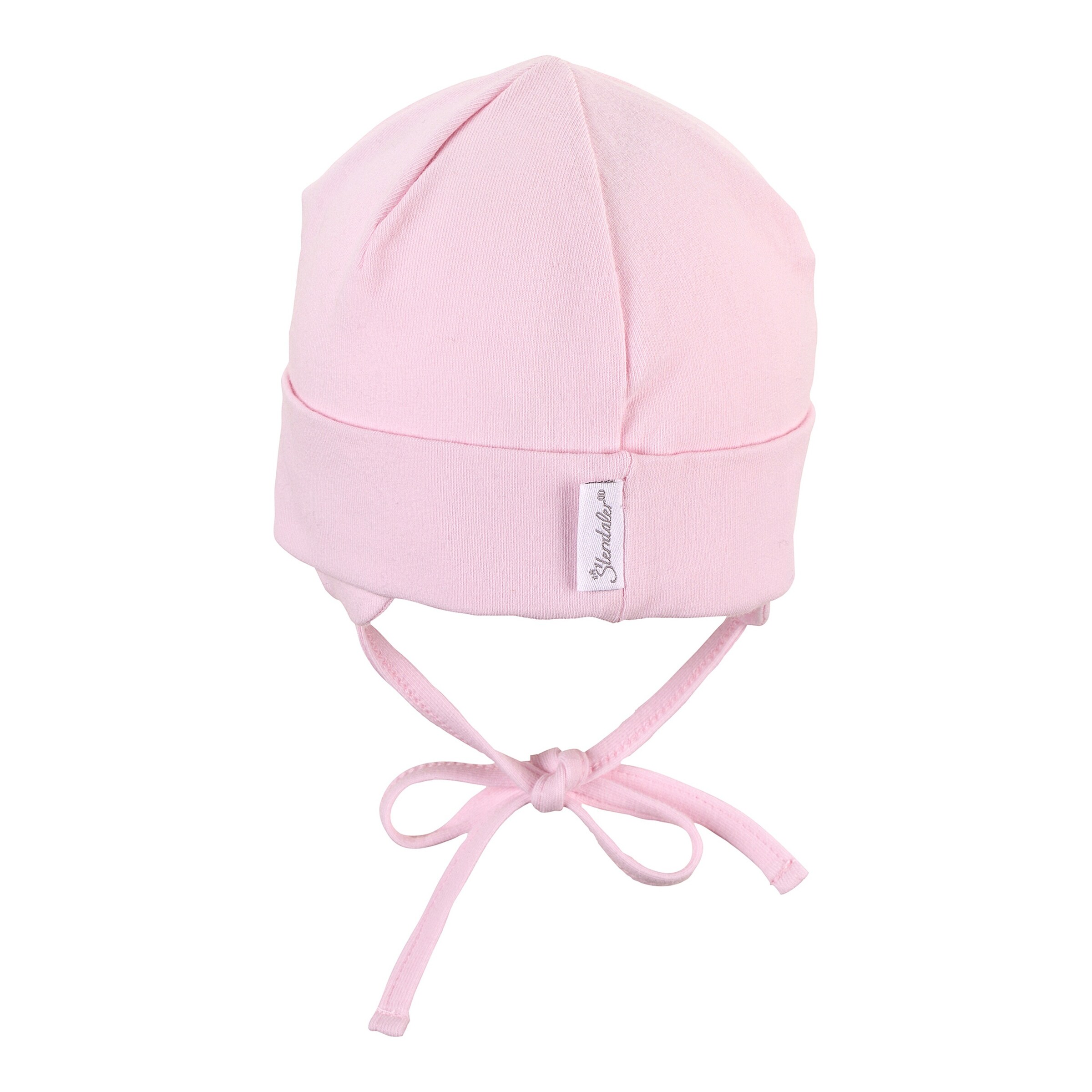 Sterntaler Mütze mit Bindeband rosa