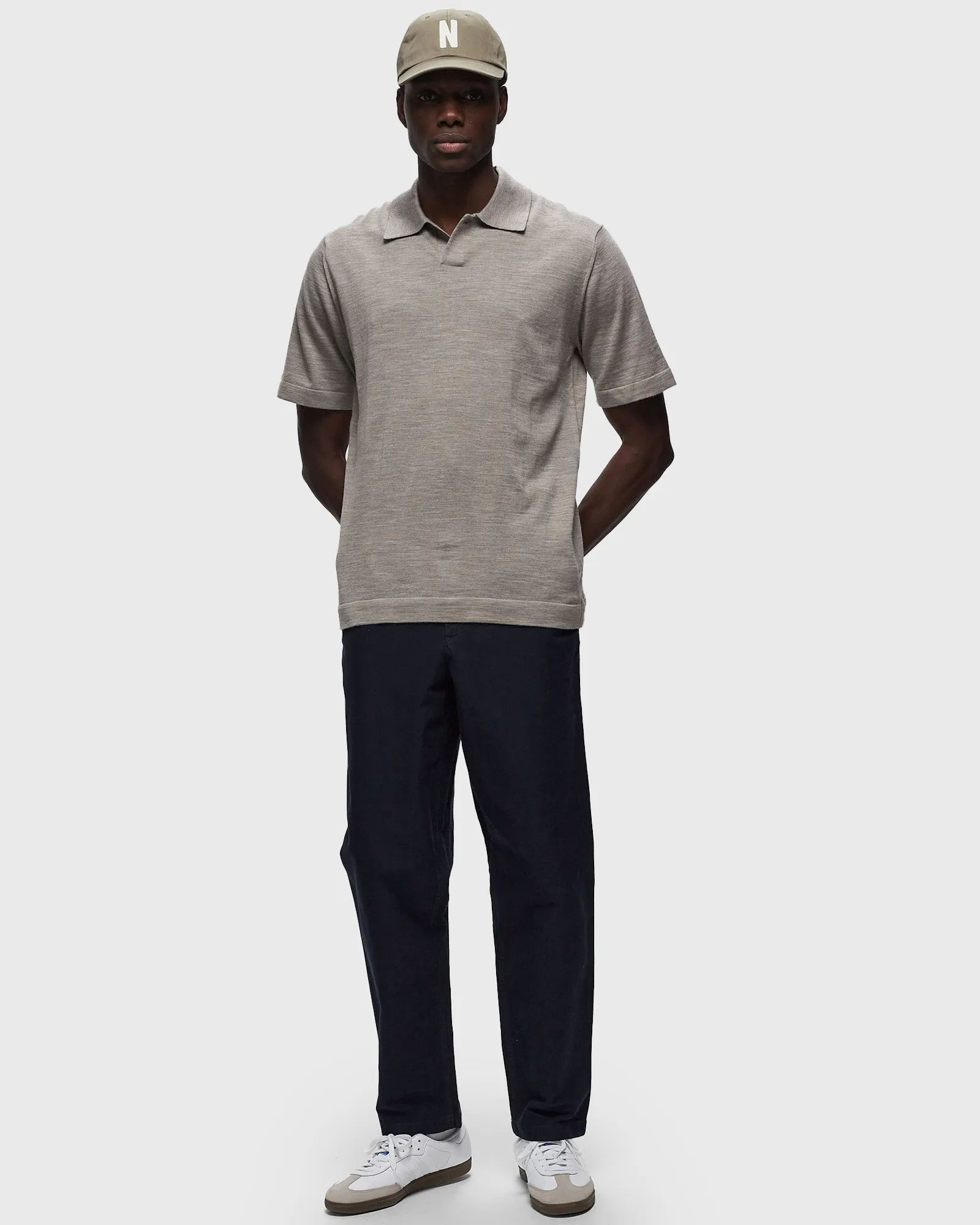 Norse Projects Jon Tech Merino SS Polo