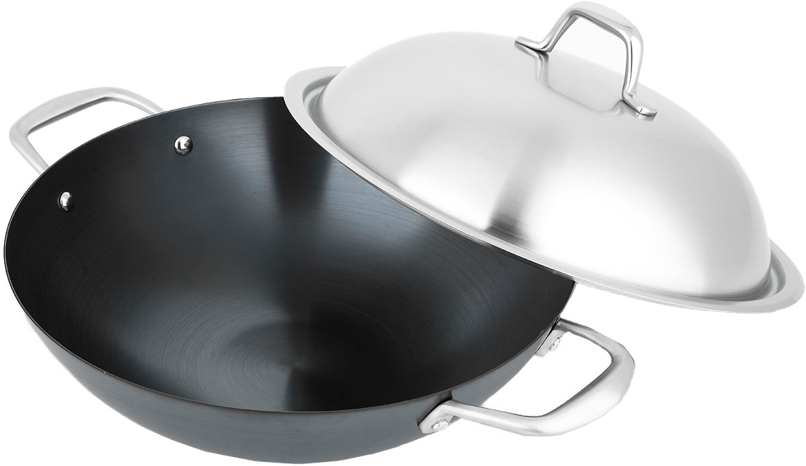 Carl Schmidt Sohn Wok »Altena« Eisen Ø 32 cm, mit Deckel, Induktion
