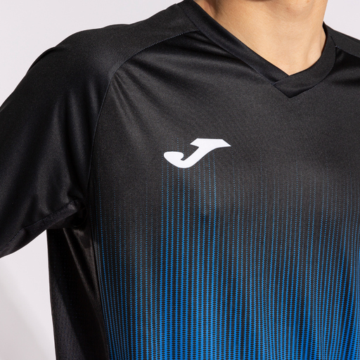 Camiseta de manga curta Joma Tiger IV Royal Black