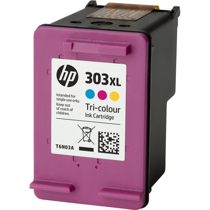 HP Cartouche d’encre trois couleurs 303XL grande capacité authentique