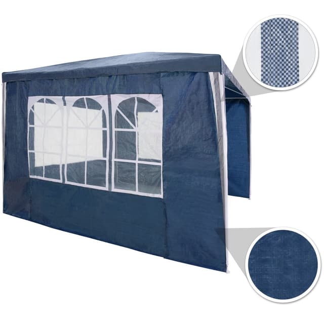 Havepavillon med 3 sider