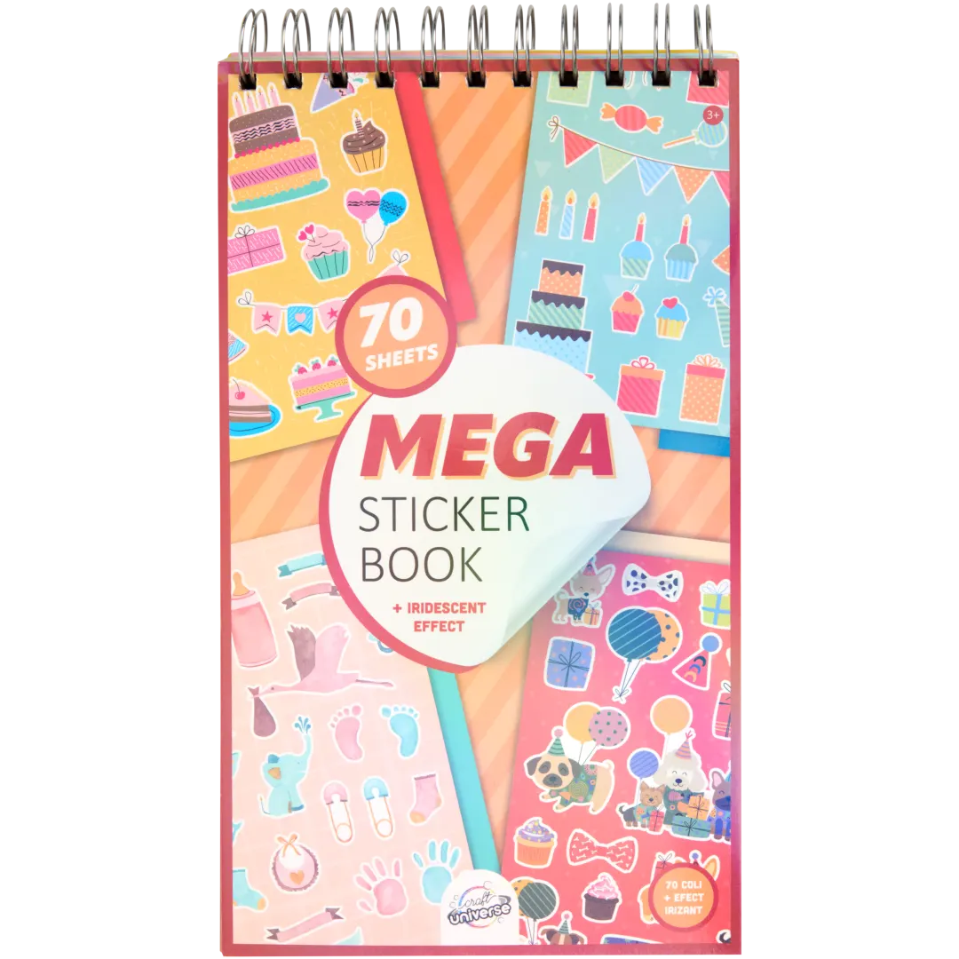 Craft Universe XL-stickerboek 70 vel | diverse varianten