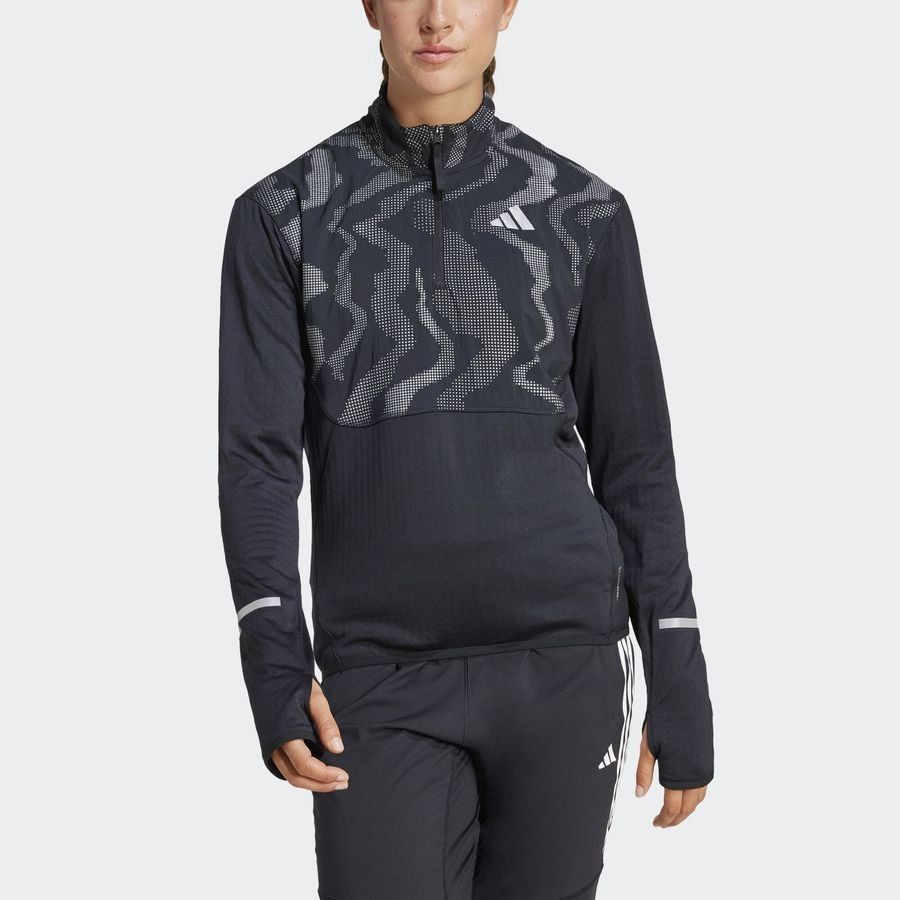 Adidas Haut demi-zip réfléchissant Ultimate Hi Vis