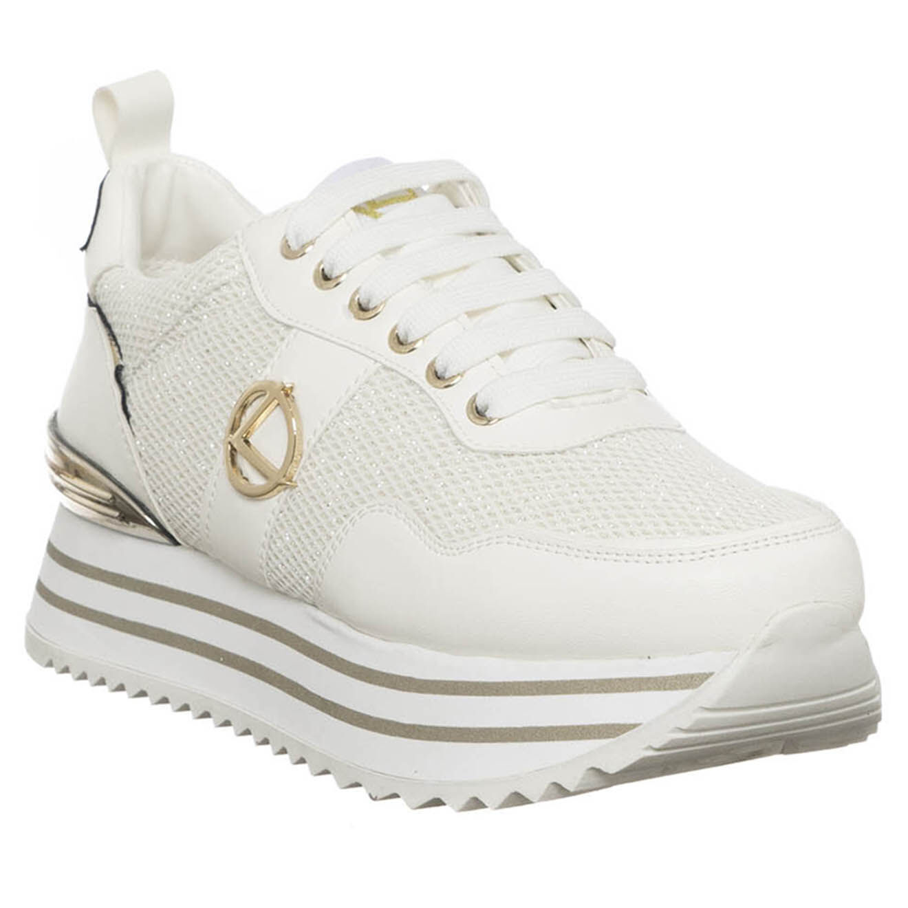 Loretta by Loretta Sneakers Galliana blanc/doré