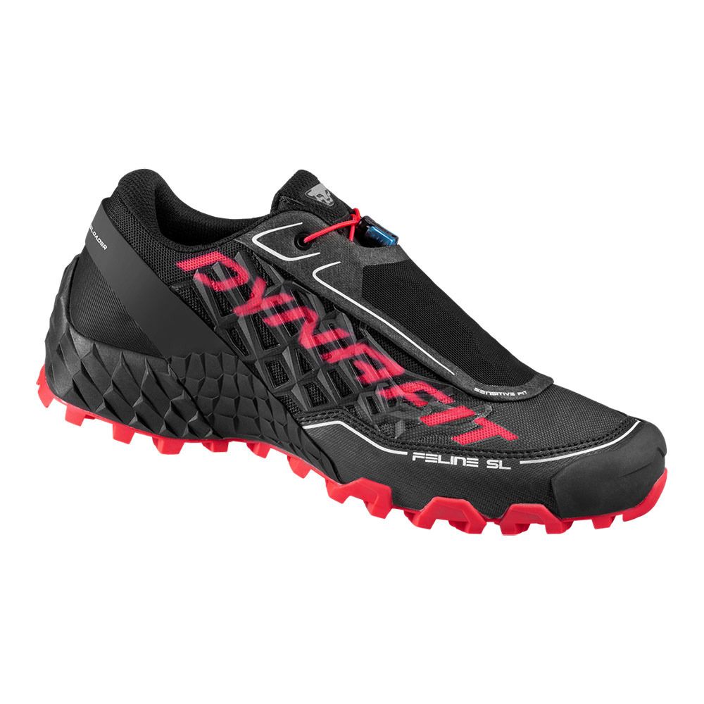 Dynafit FELINE SL - Chaussures trail Femme black/fluo pink