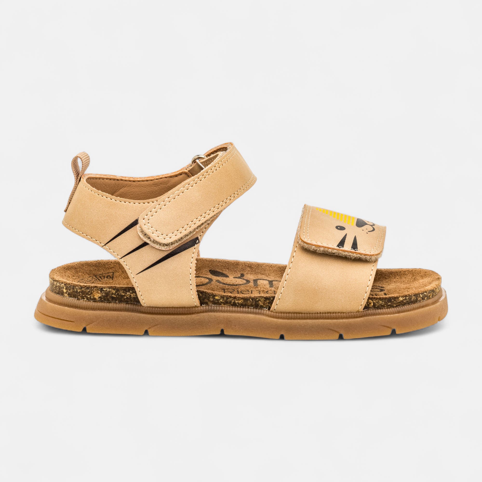 Mules semelle liège Garçon beige